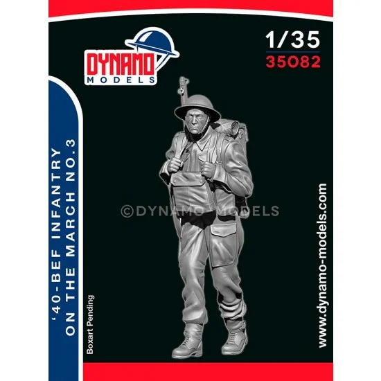 Dynamo 35082 1/35 BEF Infantryman Marching Vol.3 1940 - Model Figures