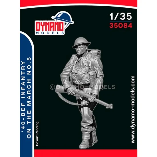 Dynamo 35084 1/35 BEF Infantryman Marching Vol.5 1940 - Model Figures