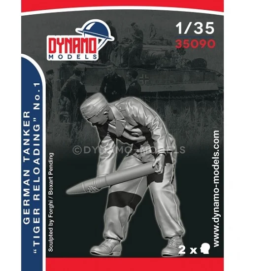 Dynamo 35090 1/35 German Tankers Reloading Tiger/King Tiger/Panther Vol.1 - Model Figures