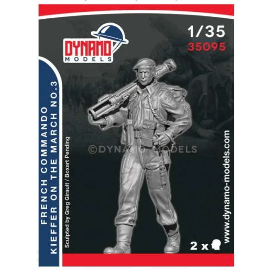 Dynamo 35095 1/35 French Commando Kieffer Marching No.3 - Model Figures