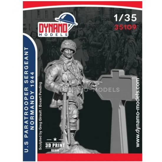Dynamo 35109 1/35 US Paratrooper Sergeant Pointing Direction (Normandy 1944) - Model Figures