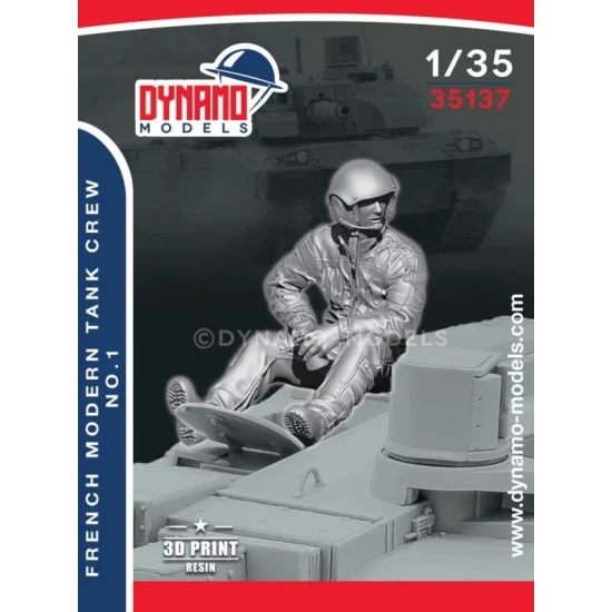 Dynamo 35137 1/35 French Modern Tank Crew No.1 - Model Figures