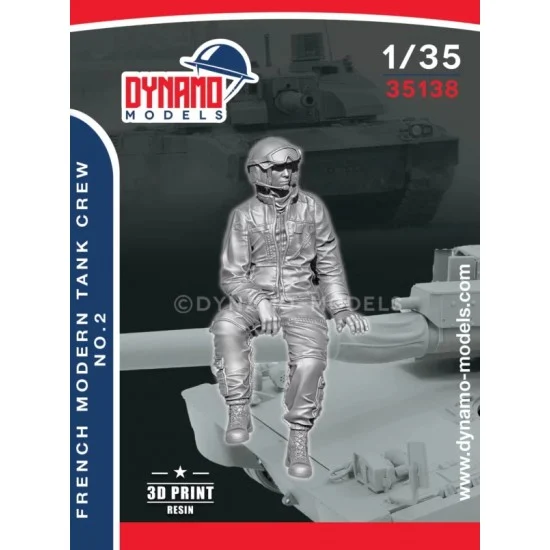 Dynamo 35138 1/35 French Modern Tank Crew No.2 - Model Figures