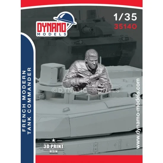 Dynamo 35140 1/35 French Modern Tank Commander - Model Figures