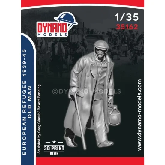 Dynamo 35162 1/35 Civilian Refugee Man - Model Figures
