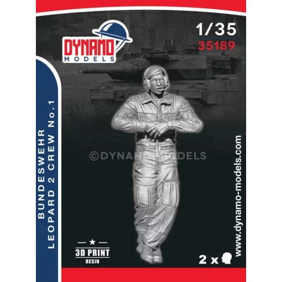 Dynamo 35189 1/35 Bundeswehr Leopard 2 Crew No.1 - Model Figures