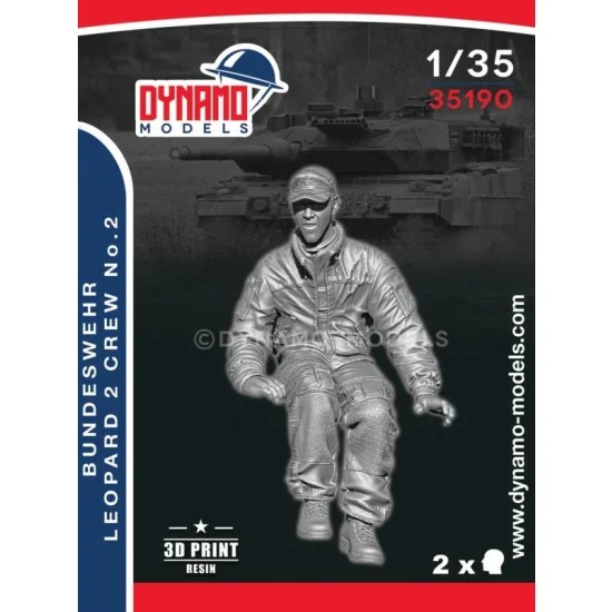 Dynamo 35190 1/35 Bundeswehr Leopard 2 Crew No.2 - Model Figures