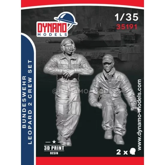 Dynamo 35191 1/35 Bundeswehr Leopard 2 Crew Set (2 figures) - Model Figures