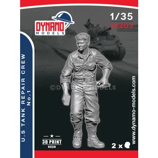 Dynamo 35203 1/35 U.S Tank Repair Crew No.1 - Model Figures