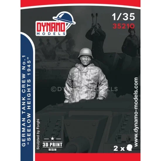 Dynamo 35210 1/35 German Tank Crew No.1 Seelowe Heights 1945 - Model Figures