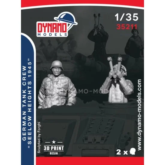 Dynamo 35211 1/35 German Tank Crew Seelowe Heights 1945 Set (2 figures) - Model Figures