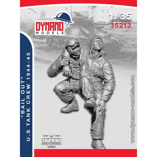 Dynamo 35213 1/35 US Tank Crew 1944-45 ''Bail Out'' Set #1 (2 figures)