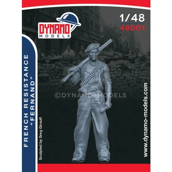 Dynamo 48001 1/48 French Resistance Ver.1 Fernand - Model Figures