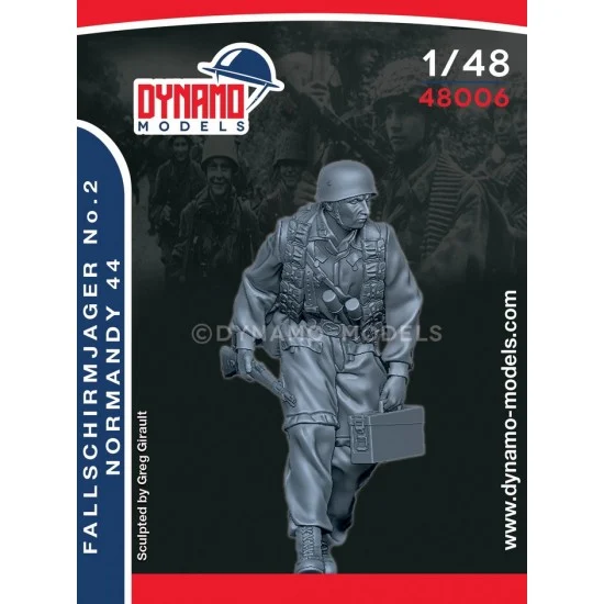 Dynamo 48006 1/48 Fallschirmjager Ver.2, Normandy 1944 - Model Figures