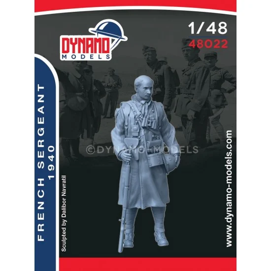 Dynamo 48022 1/48 French Infantry Sergeant 1940 - Model Figures