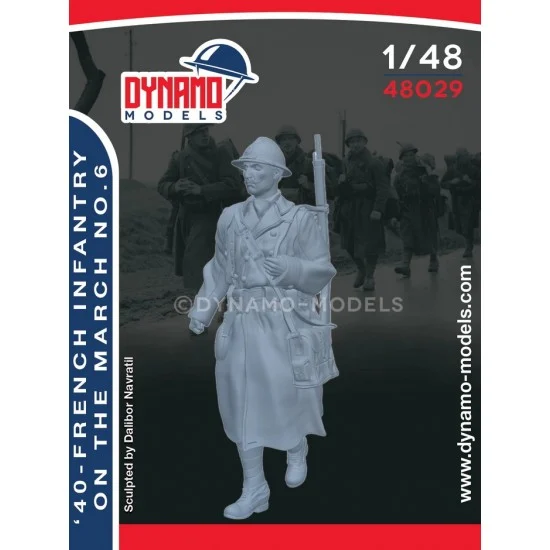 Dynamo 48029 1/48 French Infantry on the March 1940 Ver.6 - Model Figures