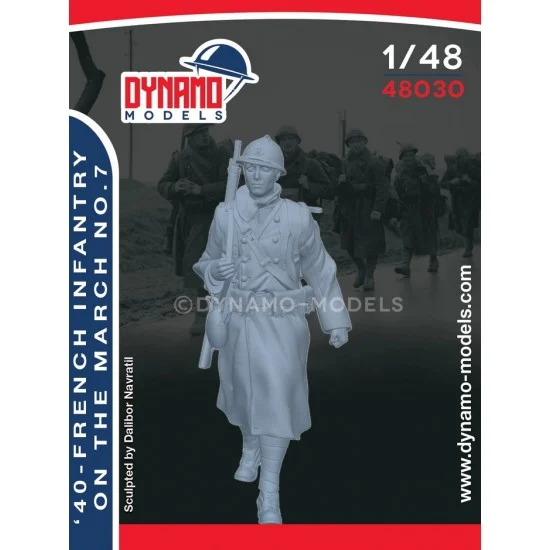 Dynamo 48030 1/48 French Infantry on the March 1940 Ver.7 - Model Figures