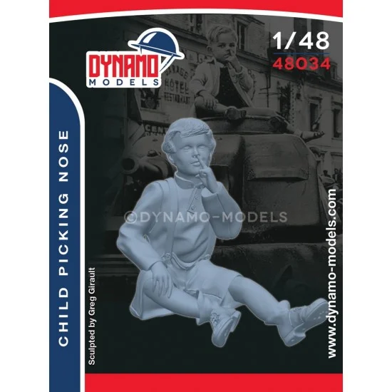 Dynamo 48034 1/48 Little Boy Picking Nose - Model Figures