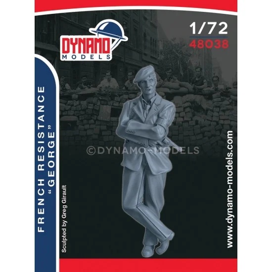 Dynamo 48038 1/48 French Resistance ''George'' - Model Figures