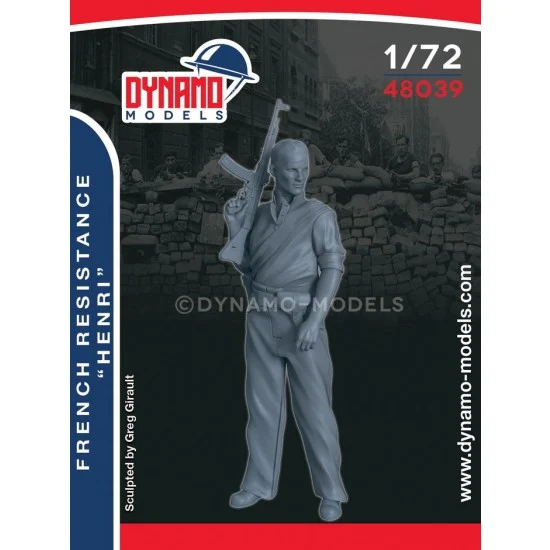 Dynamo 48039 1/48 French Resistance ''Henri'' - Model Figures