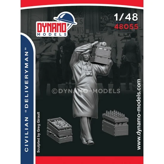 Dynamo 48055 1/48 Civilian Deliveryman - Model Figures