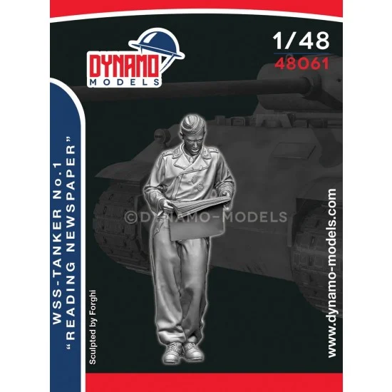 Dynamo 48061 1/48 WWII Panther Crew Ver.1 Reading the News - Model Figures