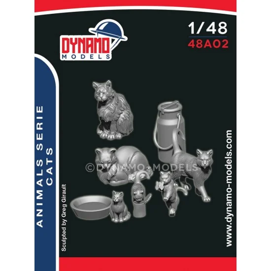Dynamo 48A02 1/48 Animal set - Cats