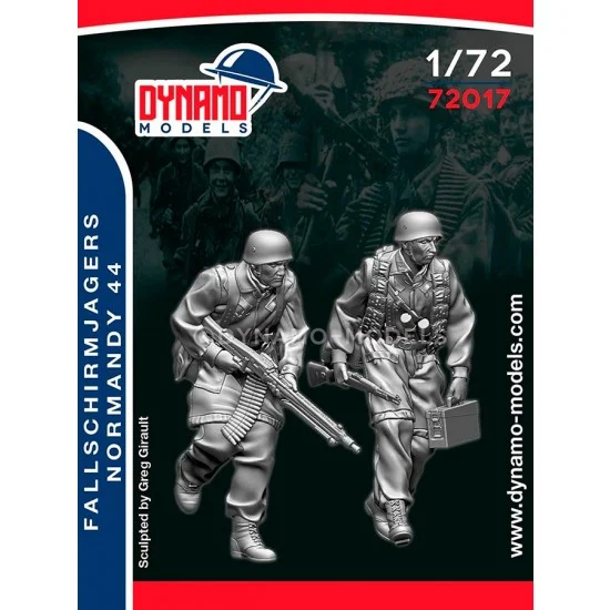 Dynamo 72017 1/72 Fallschirmjagers Normandy 1944 (2 figures) - Model Figures