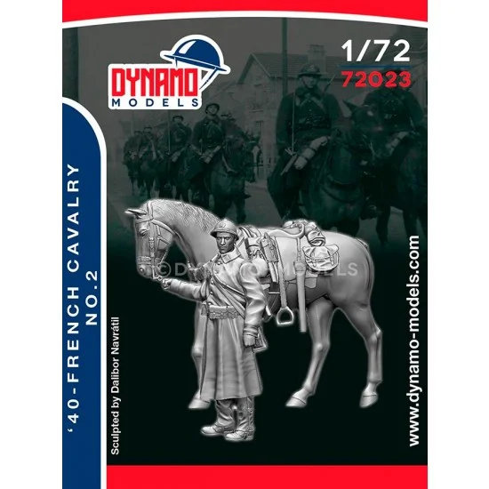 Dynamo 72023 1/72 French 1940 Cavalry Vol.2 - Model Figures