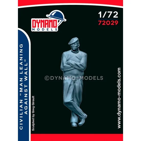 Dynamo 72029 1/72 Civilian - Man Leaning Against Wall