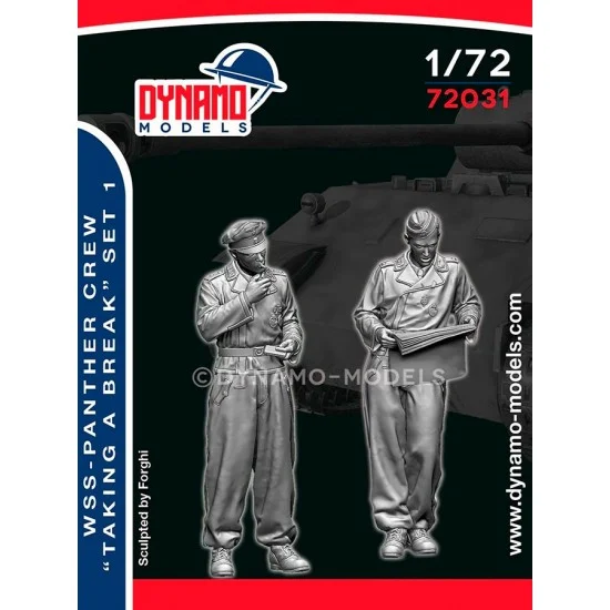Dynamo 72031 1/72 WSS Panther Crew Taking a Break Set 1 (2 figures) - Model Figures