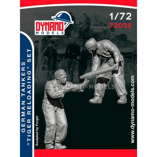 Dynamo 72035 1/72 German Tankers Tiger Reloading (2 figures) - Model Figures