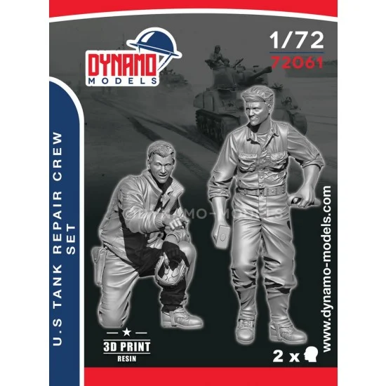 Dynamo 72061 1/72 US Tank Repair Crew Set - Model Figures