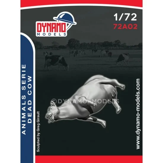 Dynamo 72A02 1/72 Animal Serie - Dead Cow
