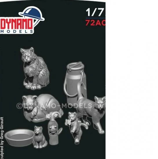 Dynamo 72A06 1/72 Animal Serie - Cats Family