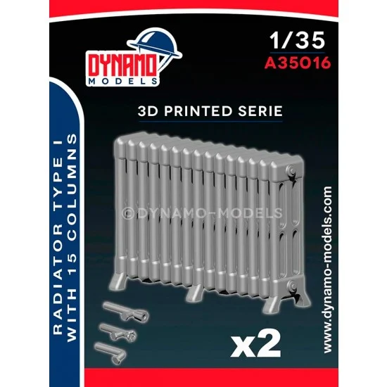 Dynamo A35016 1/35 Radiator Type I 15 Columns ver (2pcs) - Scenics & Diorama