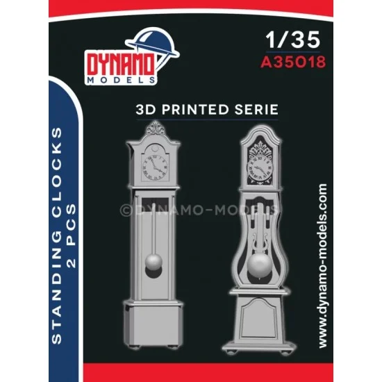 Dynamo A35018 1/35 Standing Clocks (2pcs) - Scenics & Diorama