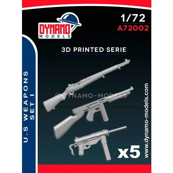 Dynamo A72002 1/72 US Weapons Set I - Model Figures