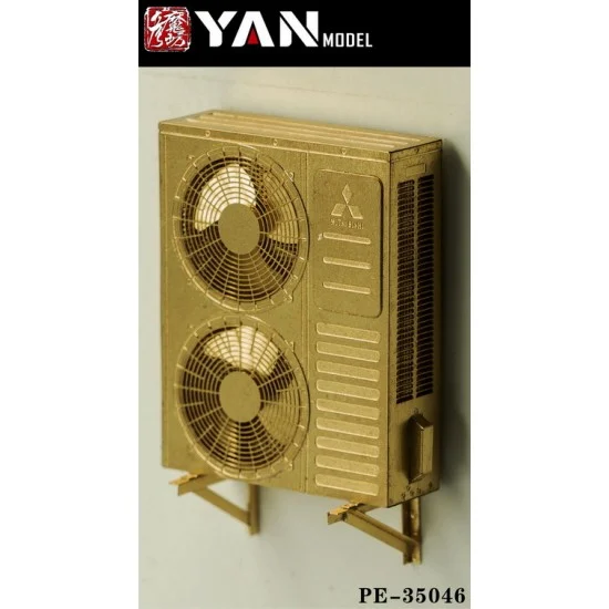 Yan Model PE35046 1/35 Split Air Conditioner Style #2 (3 sets) - Military Vehicles & Tanks
