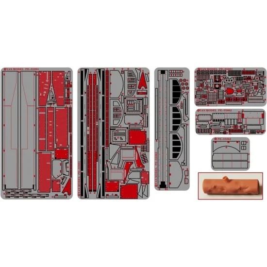 Yan Model PE35062 1/35 Panzer IV Ausf. G Medium Tank Photo-Etched Parts for Tamiya 35378