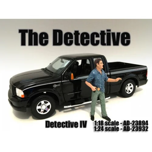 "The Detective #4" Figure For 1:24 Scale Models by American Diorama - Accessories