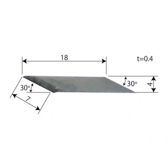 Echo Tech HA04 Standard Blade for Ultrasonic Cutter ZO-91/ZO-41/ZO-40 (40pcs)