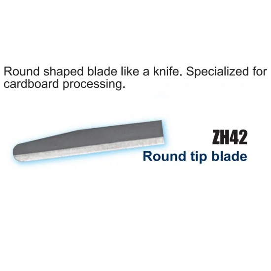 Echo Tech ZH42 Round Tip Blade for Ultrasonic Cutter ZO-91/ZO-41/ZO-40 Cardboard Processing