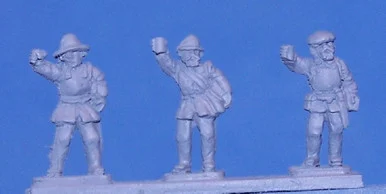 PIG200049 - IRISH PIKEMEN OPEN HAND (NO PIKES)