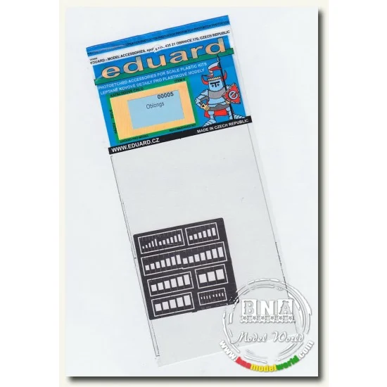 Eduard 00005 Panel Scribing Template - Oblongs