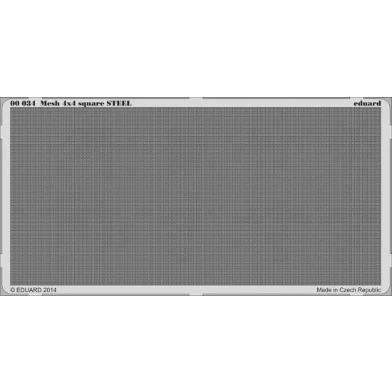 Eduard 00034 Metal Mesh (4x4, Square) - Military Vehicles & Tanks