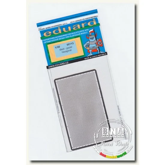 Eduard 00113 Metal Mesh - Gauze/ Hexagonal