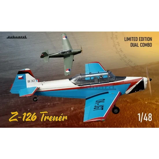 Eduard 11156 1/48 Czechoslovak Zlin Z-126 Trener Dual Combo [Limited Edition]