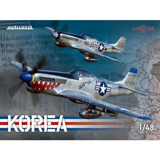 Eduard 11161 1/48 Korea War Dual Combo: US F-51D & RF-51D Mustang [Limited Edition]