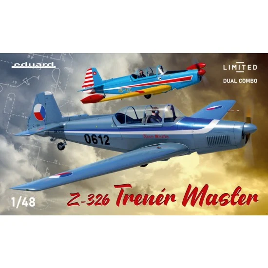 Eduard 11167 1/48 Czechoslovak Z-326 Trener Master Dual Combo: Z-326M & Z-326MF [Limited Edition]